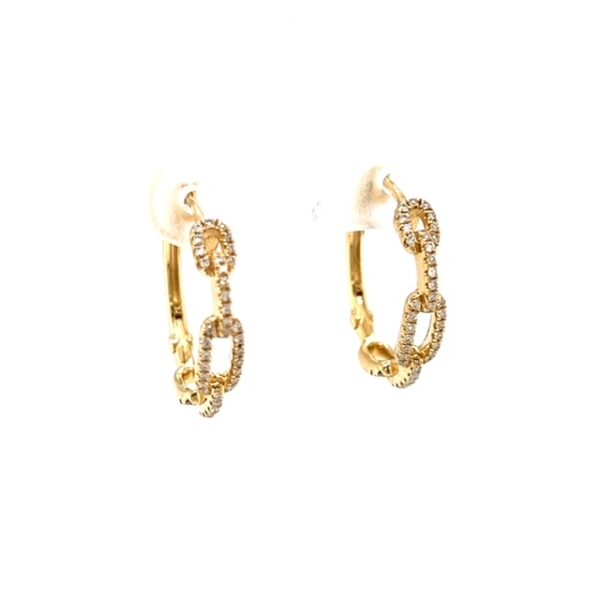 Diamond Hoop Earrings