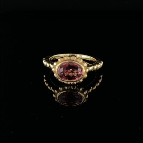 Champagne Bubble Tourmaline Ring