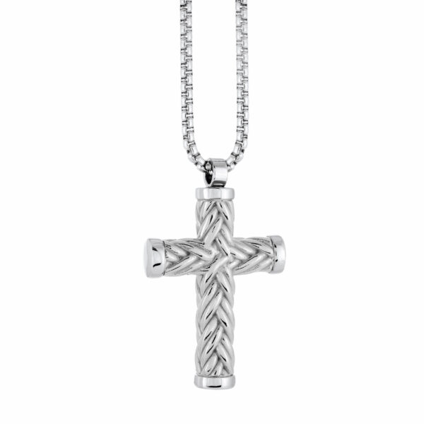 Weave Cross Pendant