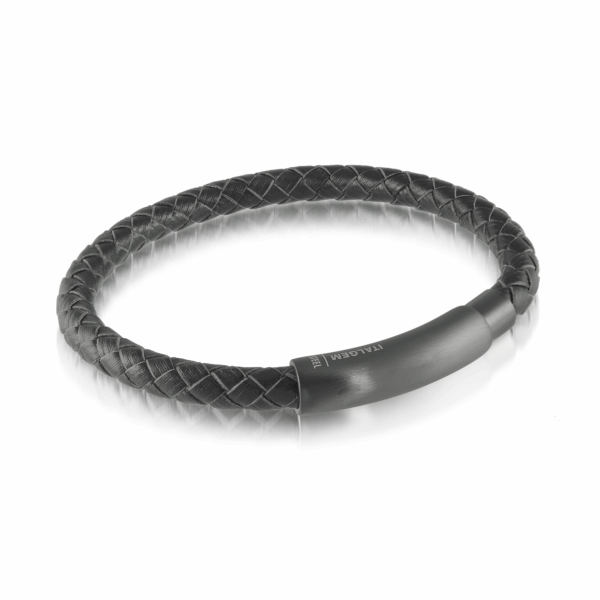 6MM Leather Matte Clasp Bracelet