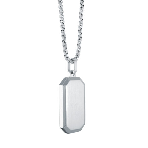 Octagon Dogtag Pendant