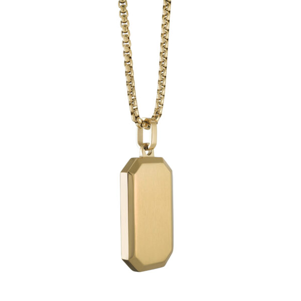 Octagon Dogtag Pendant