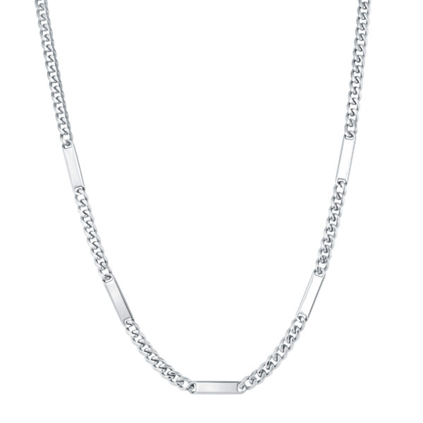 4.6MM Curb 5-Plate 22" Necklace