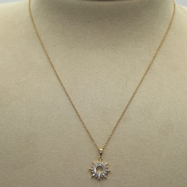 Starburst Diamond Pendant