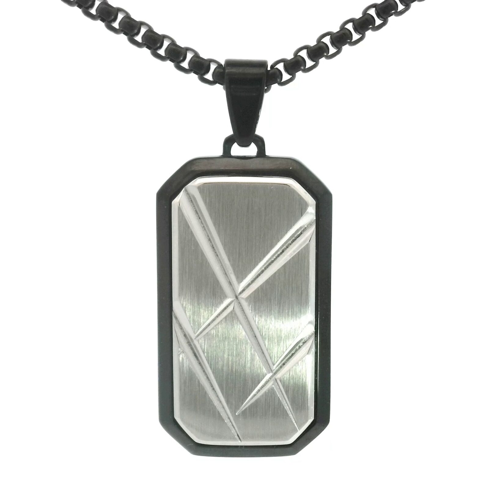 Modern Geometric Dog Tag