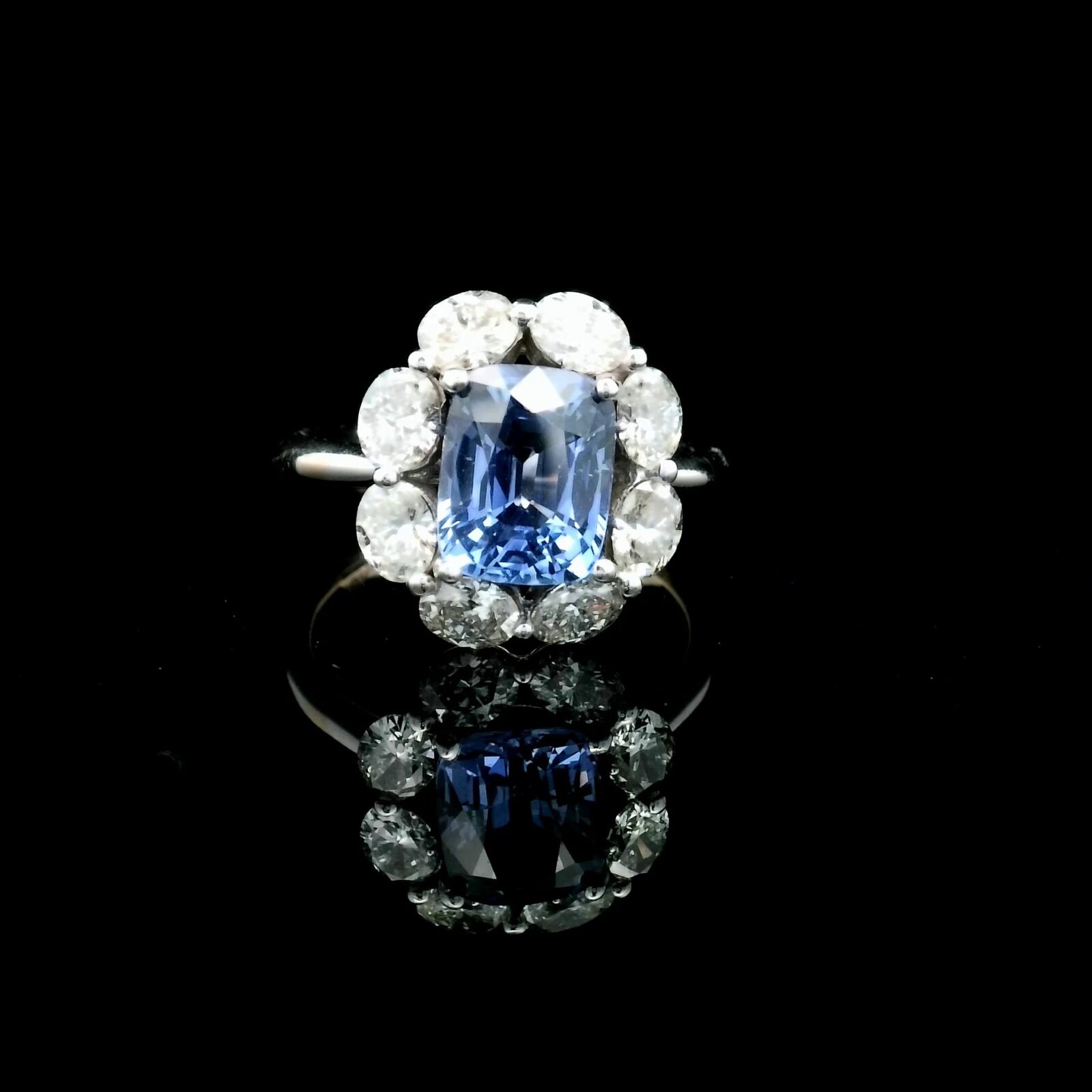 Sapphire & Diamond Ring