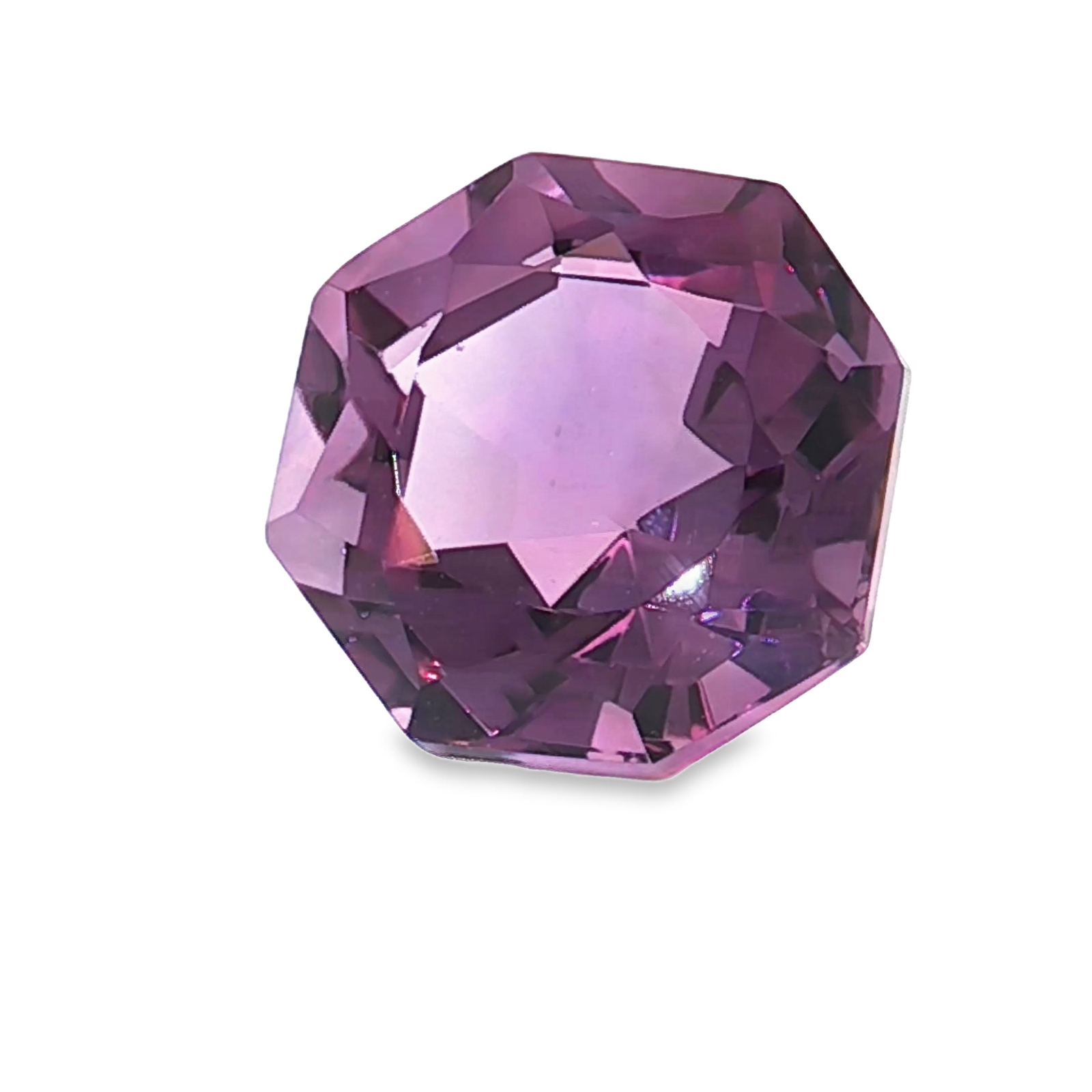 9.10cts Octagon Cut Purple Amethyst Loose Gemstone