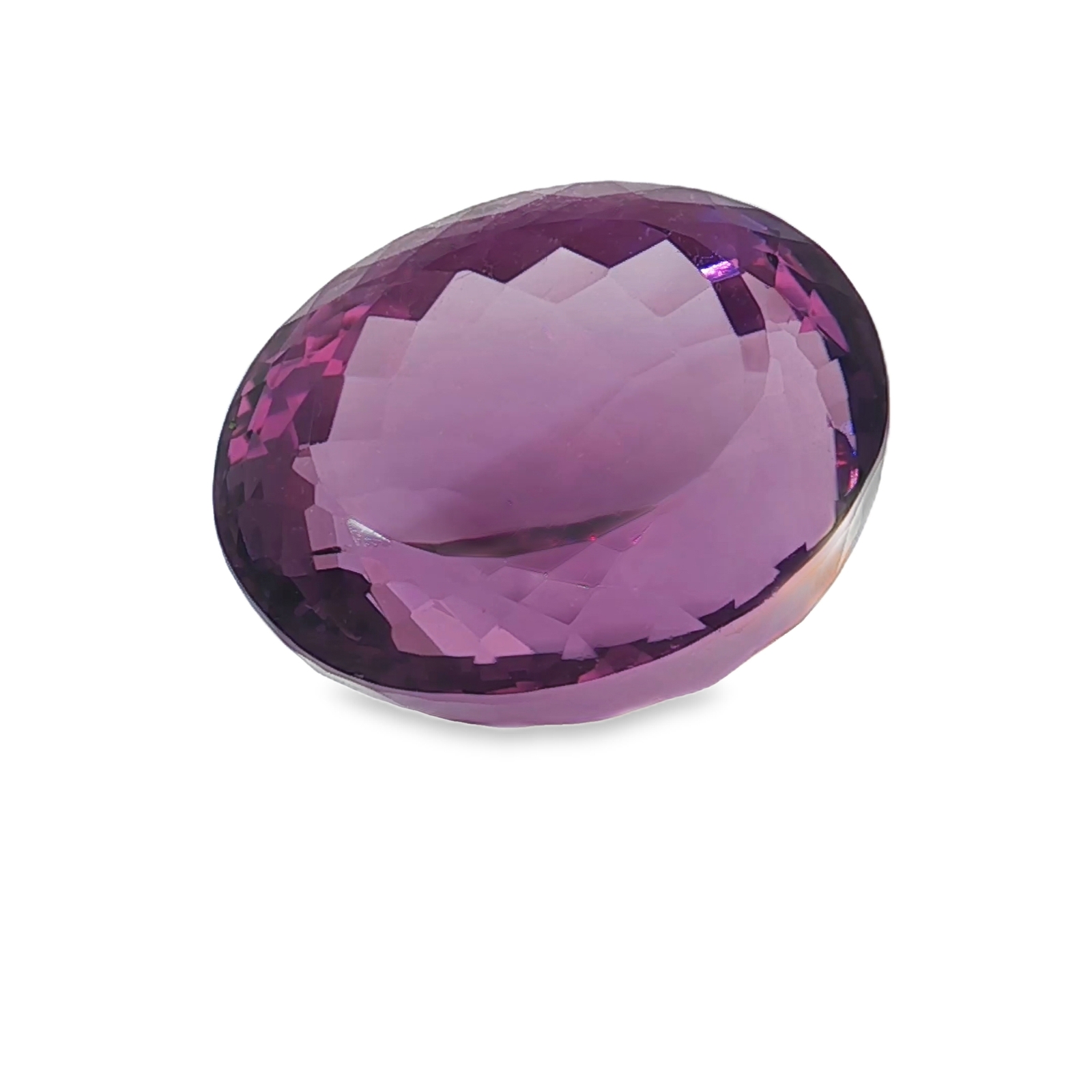 32.20cts Oval Cut Purple Amethyst Loose Gemstone